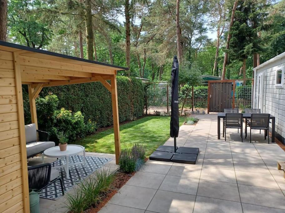 Boshuis Met Grote Tuin I Vakantiepark Met Zwembad Хундерло Экстерьер фото